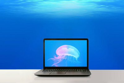 海灘海報 科技與自然的完美融合